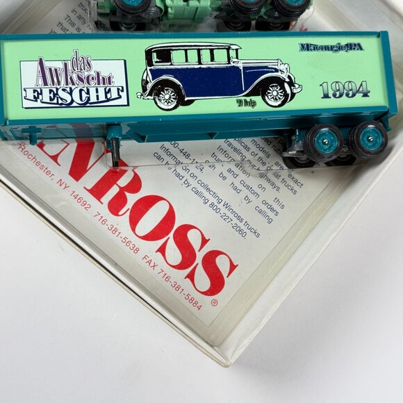 Winross 1:64 Scale 1994 Das Awkscht Fescht Diecast Truck W/ Box - Picture 9 of 9